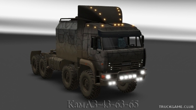 Мод "КамАЗ-43-63-65" для Euro Truck Simulator 2
