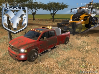 Мод "Dodge Ram 3500 Crew Cab Dually Autoload v1.2" для Farming Simulator 2017