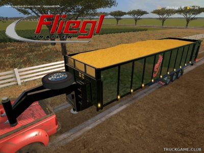 Мод "Fliegl Gooseneck Tipper v1.1" для Farming Simulator 2017