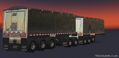 Мод "Double Mac Dump Genesis Trailer" для American Truck Simulator
