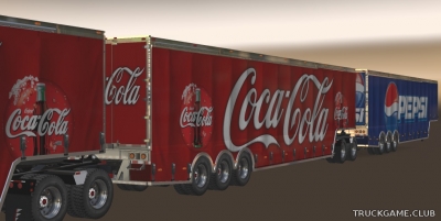 Мод "B-Triple Trailer v1.0" для American Truck Simulator