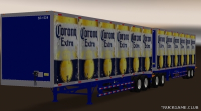 Мод "Tepachero Double Trailer" для American Truck Simulator