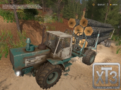 Мод "Т-150К Лесовоз v1.0" для Farming Simulator 2017