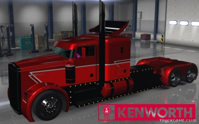 Мод "Kenworth Phantom & Trailer v1.0" для Euro Truck Simulator 2