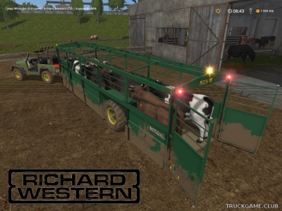 Мод "Richard Western CT9 Livestock v1.0.2" для Farming Simulator 2017