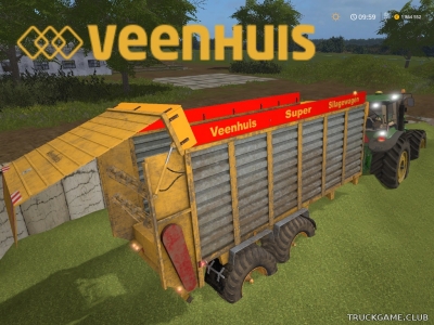 Мод "Veenhuis W400 Super Silage v1.1" для Farming Simulator 2017