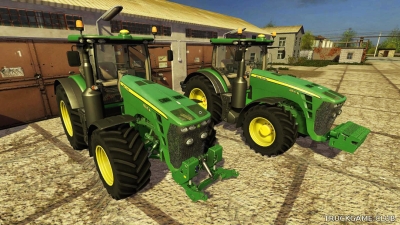 Мод "John Deere 8320R/8345R V2 Full Pack" для Farming Simulator 2017