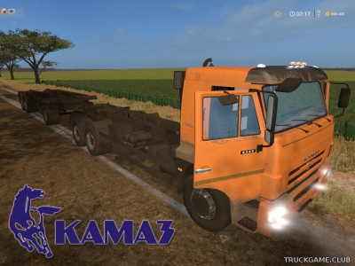 Мод "КамАЗ-658667 и T83090 v1.0" для Farming Simulator 2017