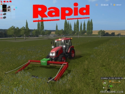 Мод "Rapid Portalmaehwerk v1.0" для Farming Simulator 2017