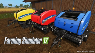 Мод "New Holland RollBelt 150 - DH 1.0.0" для Farming Simulator 2017