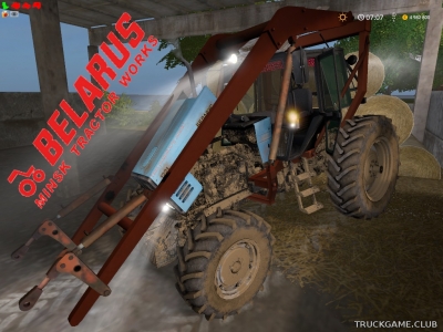 Мод "МТЗ-1221 Стогомёт v1.0" для Farming Simulator 2017