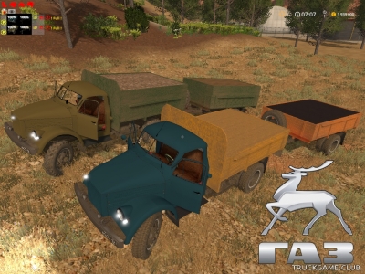 Мод "ГАЗ-51 и ГАЗ-63 с прицепами v1.0" для Farming Simulator 2017