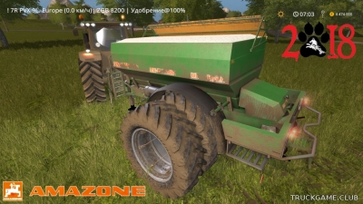 Мод "Amazone ZGB 8200 v1.1" для Farming Simulator 2017
