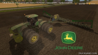 Мод "John Deere 1770 Planter v1.0" для Farming Simulator 2017