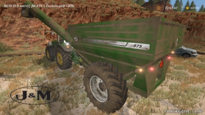 Мод "JM 875 Grain Cart v1.0" для Farming Simulator 2017