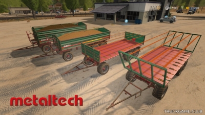 Мод "Metaltech Trailers v1.0" для Farming Simulator 2017