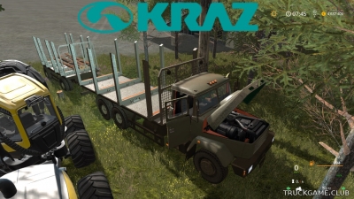 Мод "КрАЗ-6233 М6 Лесовоз v1.0" для Farming Simulator 2017