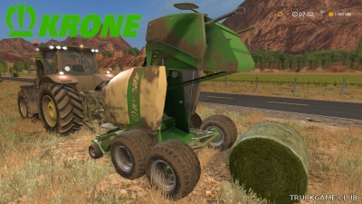 Мод "Krone Comprima F155 XC v1.1" для Farming Simulator 2017