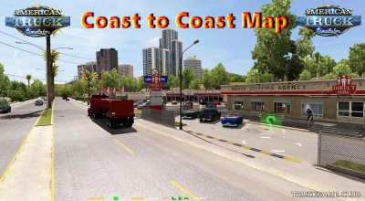 Мод "Coast to Coast v2.4" для American Truck Simulator