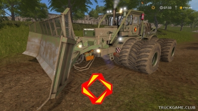Мод "К-701А с отвалом" для Farming Simulator 2017