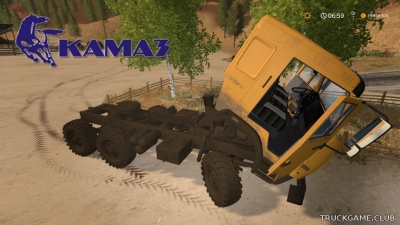 Мод "КамАЗ-44108 v1.1" для Farming Simulator 2017
