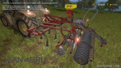 Мод "Jean de Bru Toptiller 350P v1.0" для Farming Simulator 2017