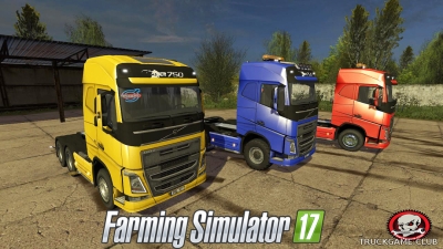 Мод "Volvo FH16 750 SWB v1.2" для Farming Simulator 2017