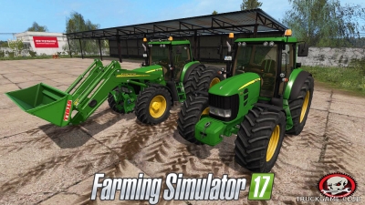 Мод "John Deere 7430/7530 v4.0" для Farming Simulator 2017