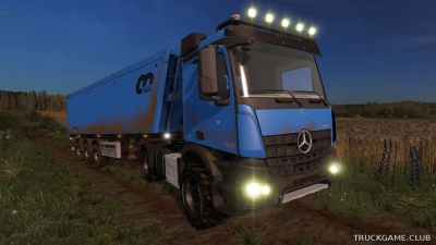 Мод "Mercedes-Benz Arocs Agrar V1.2" для Farming Simulator 2017