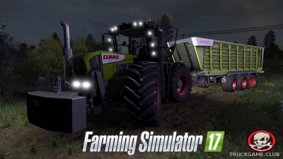 Мод "Claas Xerion 3300/3800 V2.0 Finale" для Farming Simulator 2017