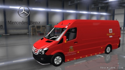 Мод "Mercedes Sprinter 2015 v1.0" для American Truck Simulator