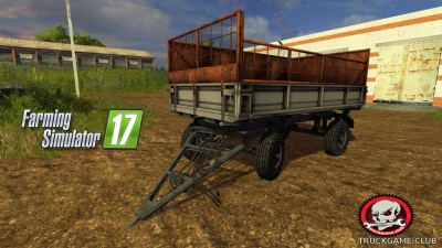 Мод "2 PTS-4 Silage Trailer V1.0" для Farming Simulator 2017
