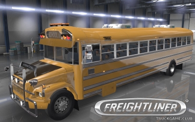 Мод "Freightliner F65 School Bus v2.0" для American Truck Simulator