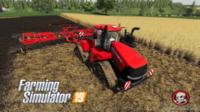 Мод "CaseIH TRUE-TANDEM 375 Disc V1.0" для Farming Simulator 2019