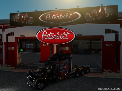 Мод "Peterbilt Large Garage" для American Truck Simulator