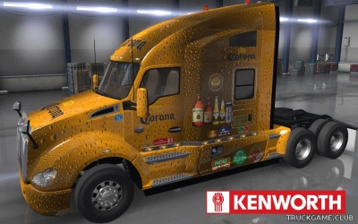 Мод "Kenworth T680 IDB Corona Skin" для American Truck Simulator