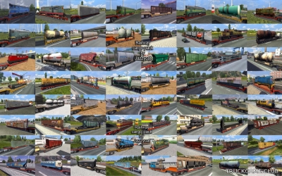 Мод "Railway cargo pack by Jazzycat v2.1.1" для Euro Truck Simulator 2