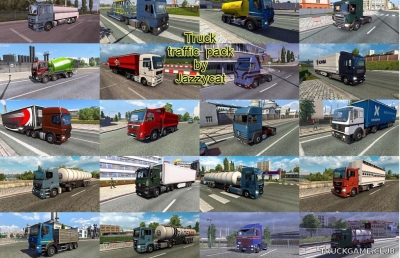 Мод "Truck traffic pack by Jazzycat v4.3.2" для Euro Truck Simulator 2