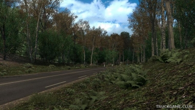 Мод "Early Autumn Weather Mod v6.1" для Euro Truck Simulator 2