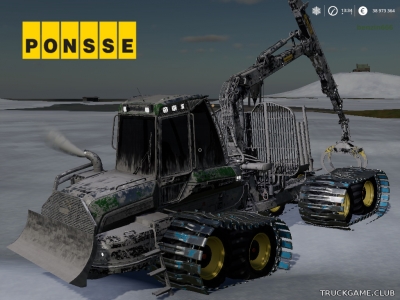 Мод "Ponsse Bison Shuttle" для Farming Simulator 2019
