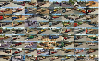 Мод "Trailers and cargo pack by Jazzycat v8.7" для Euro Truck Simulator 2