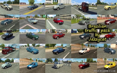 Мод "Brazilian traffic pack by Jazzycat v2.6" для Euro Truck Simulator 2