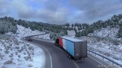 Мод "Frosty Winter Weather Mod v2.9" для American Truck Simulator