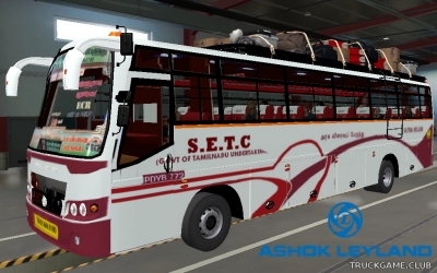 Мод "Ashok Leyland ULtra Deluxe" для Euro Truck Simulator 2
