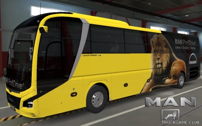 Мод "MAN Lions Coach E6 2017" для Euro Truck Simulator 2