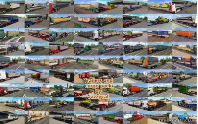 Мод "Trailers and cargo pack by Jazzycat v9.0" для Euro Truck Simulator 2