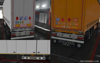Мод "Signs For Trailers v0.8.6.01" для Euro Truck Simulator 2