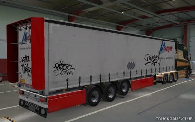Мод "Ownership Trailer Vandalized Skins v1.1" для Euro Truck Simulator 2