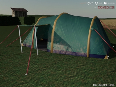 Мод "Placeable Camping Tent" для Farming Simulator 2019