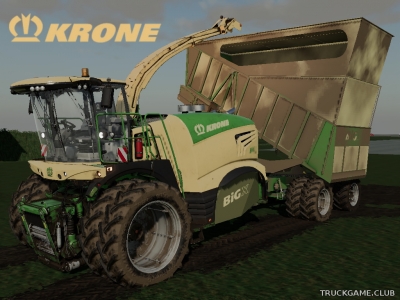 Мод "Krone Big X 1180 Cargo v1.6" для Farming Simulator 2019